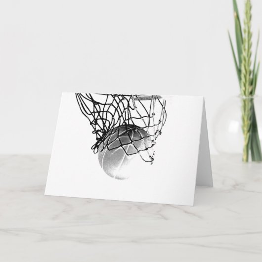 バスケットボール ボール カード (正面)