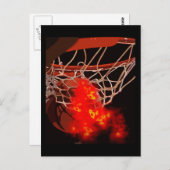 バスケットボール ポストカード (正面/裏面)