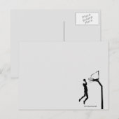 バスケットボール ポストカード (正面/裏面)