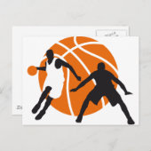 バスケットボール ポストカード (正面/裏面)