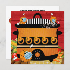 バスケットボール – ポット運 – ギャザリング招待状 招待状