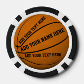 バスケットボール ポーカーチップ (裏面)