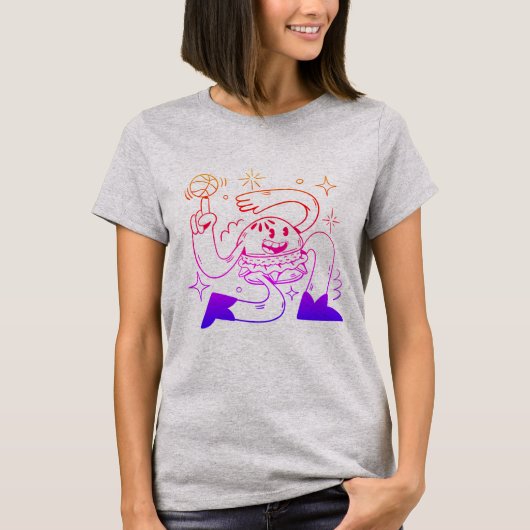 バスケットボール　マイライフ Tシャツ (正面)