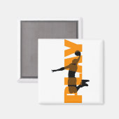 バスケットボール マグネット (正面/裏面)