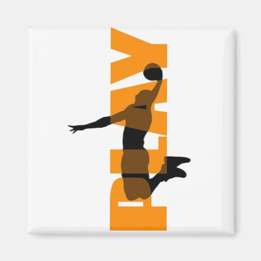 バスケットボール マグネット (正面)