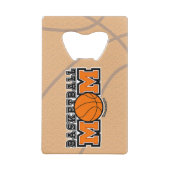 バスケットボール・マム スクルボール グラフィックス クレジットカード栓抜き (裏面)