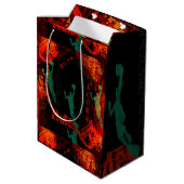 バスケットボール ミディアムペーパーバッグ (裏面アングル)