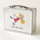 バスケットボール メタルランチボックス (裏面)