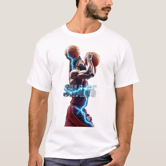 バスケットボール メンズTシャツ Tシャツ (正面)