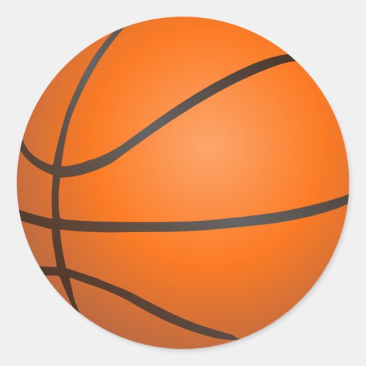 バスケットボール ラウンドシール (正面)