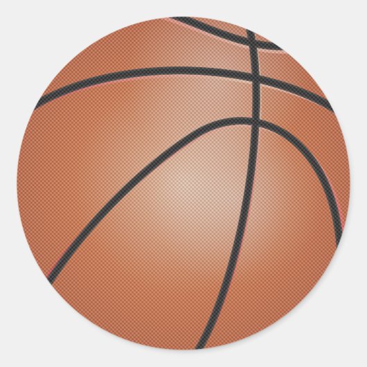バスケットボール ラウンドシール (正面)