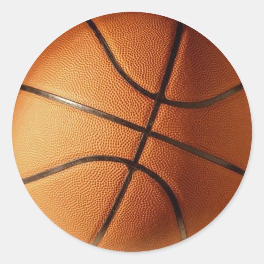 バスケットボール ラウンドシール (正面)
