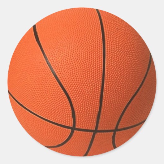 バスケットボール ラウンドシール (正面)