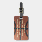 バスケットボール ラゲッジタグ (正面縦)