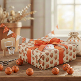 バスケットボール ラッピングペーパー