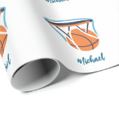 バスケットボール ラッピングペーパー (ロールコーナー)