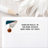 バスケットボール ラベル (インサイチュ)