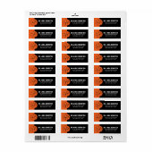 バスケットボール ラベル (フルシート)