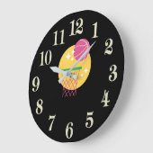 バスケットボール ラージ壁時計 (傾斜)