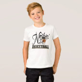 バスケットボール*リンガーTシャツ Tシャツ (正面フル)