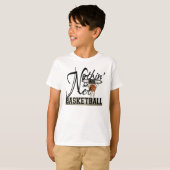 バスケットボール*リンガーTシャツ Tシャツ (正面フル)
