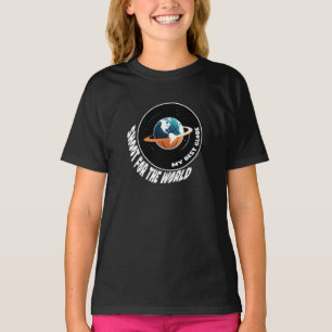 バスケットボール 世界に向けて撮影 私のグ最高のログ Tシャツ