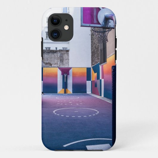 バスケットボール 名入れ ギフト Case-Mate iPhoneケース (裏面)