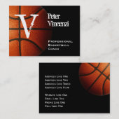 バスケットボール 名刺 (正面/裏面)