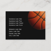 バスケットボール 名刺 (裏面)