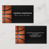 バスケットボール 名刺 (正面/裏面)