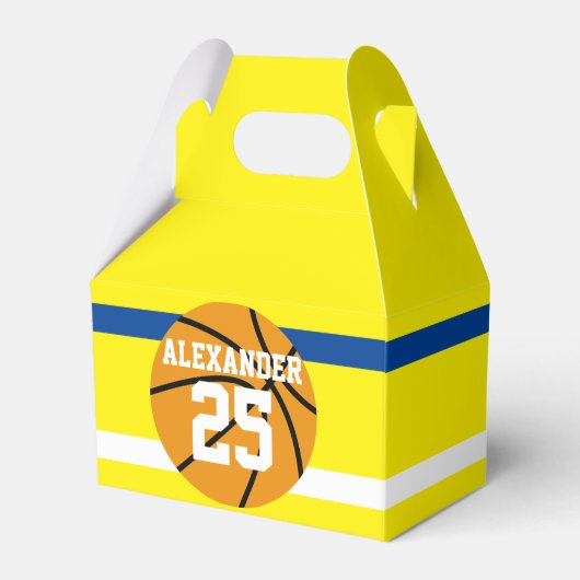 バスケットボール |名前と番号 フェイバーボックス (正面サイド)