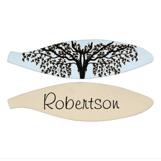 バスケットボール – 枝垂れの木の枝と名前 (パネル)