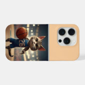 バスケットボール 猫, iPhoneケース (裏面横)