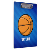 バスケットボール；王室の青いストライプ クリップボード (右)