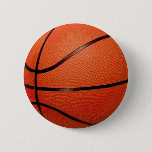 バスケットボール 缶バッジ (正面)