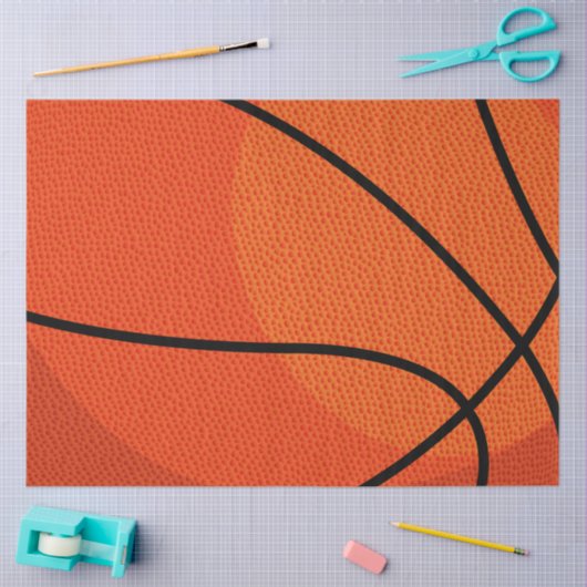 バスケットボール 薄葉紙 (クラフト)