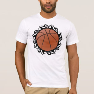 バスケットボール。部族の Tシャツ