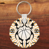 バスケットボール。部族長。 キーホルダー (正面)