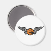 バスケットボール。部族長。 マグネット (正面/裏面)