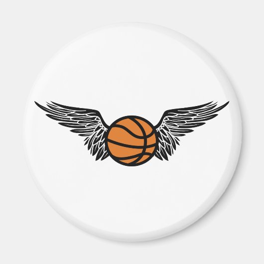 バスケットボール。部族長。 マグネット (正面)