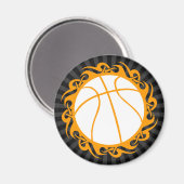 バスケットボール。部族長。 マグネット (正面/裏面)