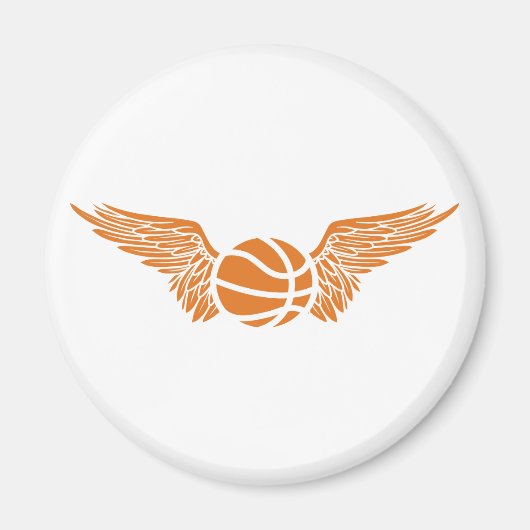 バスケットボール。部族長。 マグネット (正面)