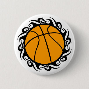 バスケットボール。部族長。 缶バッジ