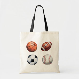 バスケットボール 野球 フットボール サッカー スポーツ テーマ トートバッグ