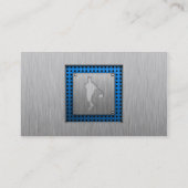 バスケットボール; 金属一見 名刺 (裏面)