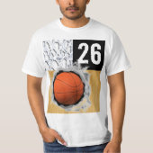 バスケットボール 2023 Tシャツ (正面)