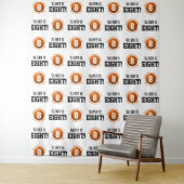 バスケットボール 8歳 誕生日 男の子 | ステップ リピート 背景 タペストリー (インサイチュ)