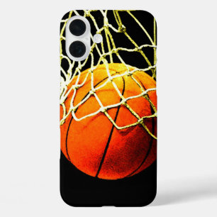 バスケットボール iPhone 16 PLUSケース
