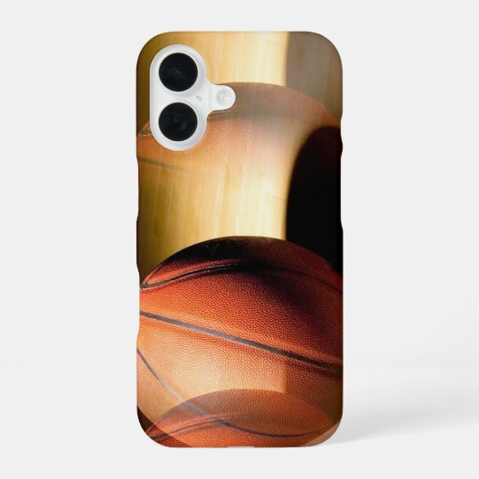 バスケットボール iPhone 16ケース (裏面)