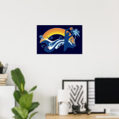 バスケットボール: summersetz ポスター (ホームオフィス)